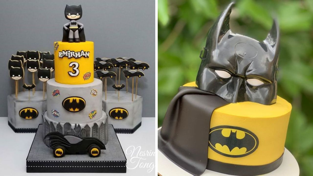 Vivicraft Cake Decor for Batman Happy Birthday Cake Topper, Glitter Happy Birthday  Cake Topper for Batman Theme Party, Boys Birthday Party Decorations, Baby  Shower Cake Decor (6.5'' x 5.39'') : Amazon.ae: Toys